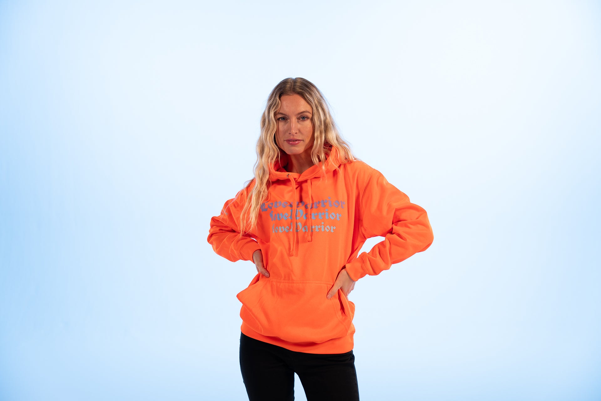 Stepping Out Hoodie Neon Orange